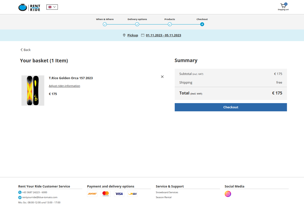 Step 4 — checkout